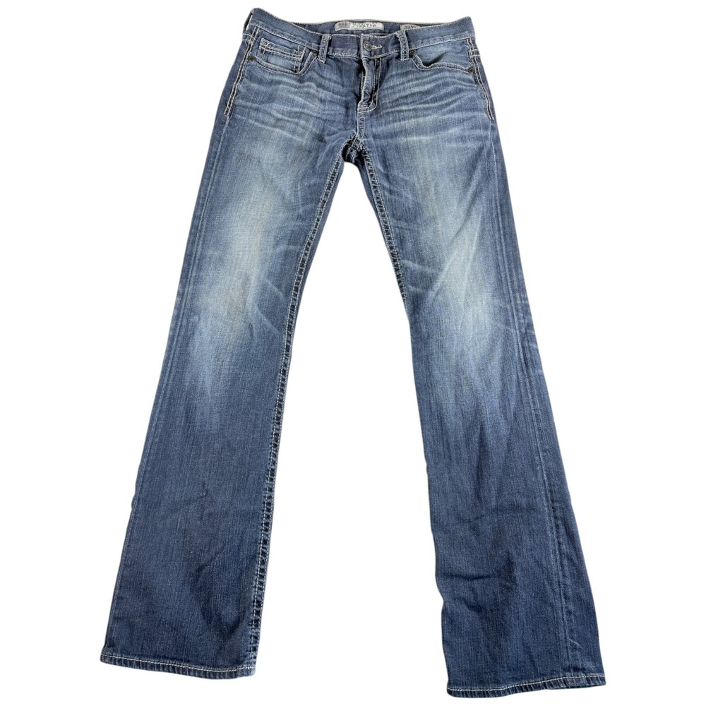 BKE Buckle Carter Regular Bootcut Jeans Mens 33XL Blue Denim Stretch Light Wash